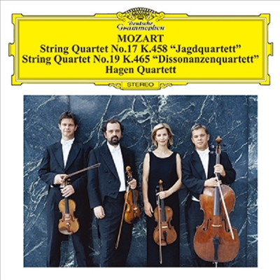 모차르트: 현악 사중주 17 &#39;사냥&#39;, 19번 &#39;불협화음&#39; (Mozart: String Quartet No.17 &#39;The Hunt&#39; &amp; No.19 &#39;Dissonance&#39;) (일본 타워레코드 독점 한정반)(CD) - Hagen Quartett