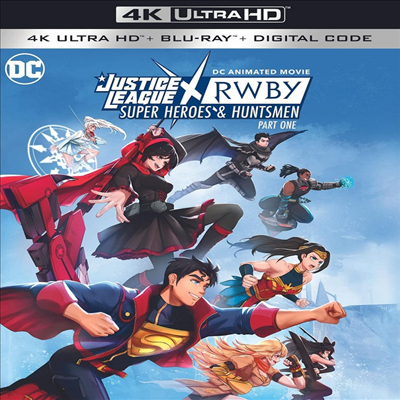 Justice League X RWBY: Super Heroes &amp; Huntsmen - Part One (저스티스 리그 X RWBY) (2023)(한글무자막)(4K Ultra HD + Blu-ray)