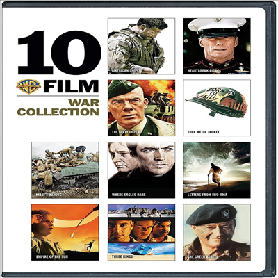 WB 10-Film War Collection (워너 브라더스 10 필름 전쟁 컬렉션)(지역코드1)(한글무자막)(DVD)
