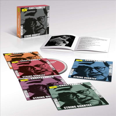 쇼스타코비치: 현악 사중주 1 - 15번 전집 (Shostakovich: Complete String Quartets Nos.1 - 15) (5CD Boxset) - Emerson String Quartet