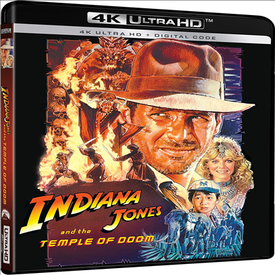 Indiana Jones & The Temple Of Doom (인디아나 존스: 미궁의 사원) (4K Ultra HD)(한글무자막)