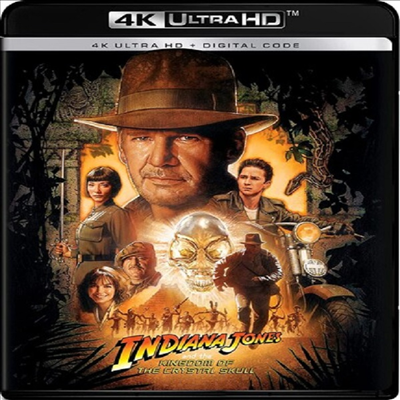 Indiana Jones &amp; The Kingdom Of The Crystal Skull (인디아나 존스: 크리스탈 해골의 왕국) (4K Ultra HD)(한글무자막)