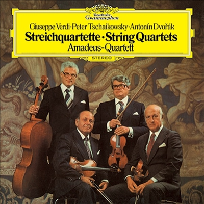 베르디, 차이코프스키, 드보르작: 현악 사중주 (Verdi, Tchaikovsky, Dvorak: String Quartets) (일본 타워레코드 독점 한정반)(CD) - Amadeus String Quartet