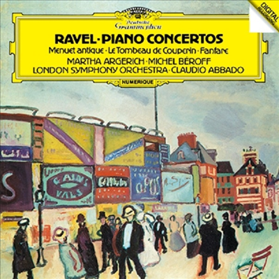 라벨: 피아노 협주곡 (Ravel: Piano Concertos) (일본 타워레코드 독점 한정반)(CD) - Martha Argerich