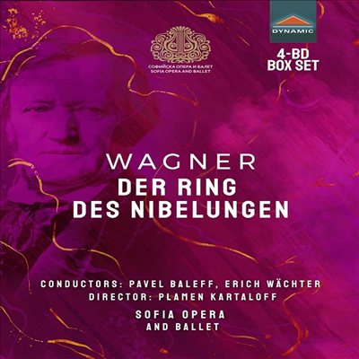 바그너: 오페라 '니벨룽겐의 반지' (Wagner: Opera 'Der Ring Des Nibelungen') (한글자막)(4Blu-ray Boxset) (2023)(Blu-ray) - Pavel Baleff