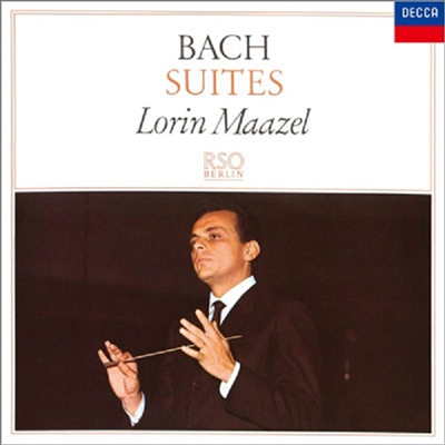 바흐 : 관현악 모음곡 전곡 (Bach : Orchestral Suites Nos. 1-4, BWV1066-1069) (일본 타워레코드 독점 한정반)(2CD) - Lorin Maazel