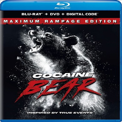 Cocaine Bear (코카인 베어) (한글무자막)(Blu-ray+DVD)