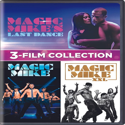 Magic Mike (2012) / Magic Mike XXL (2015) / Magic Mike&#39;s Last Dance (2023) (매직 마이크 3부작)(지역코드1)(한글무자막)(DVD)