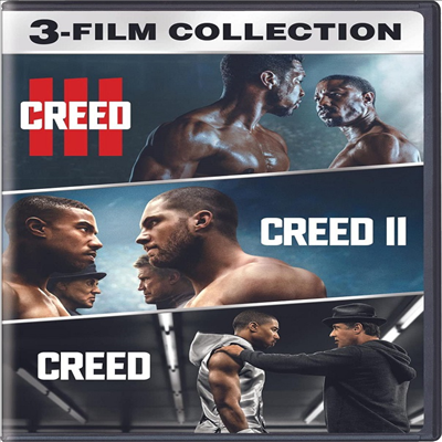 Creed III (2023) / Creed II (2018) / Creed (2015) (크리드 3 / 크리드 2 / 크리드)(지역코드1)(한글무자막)(DVD)