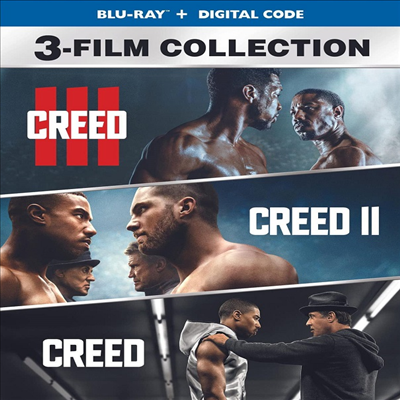 Creed III (2023) / Creed II (2018) / Creed (2015) (크리드 3 / 크리드 2 / 크리드)(한글무자막)(Blu-ray)