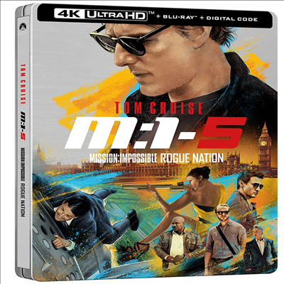 Mission: Impossible - Rogue Nation (미션 임파서블 5: 로그네이션) (Steelbook)(4K Ultra HD+Blu-ray)(한글무자막)