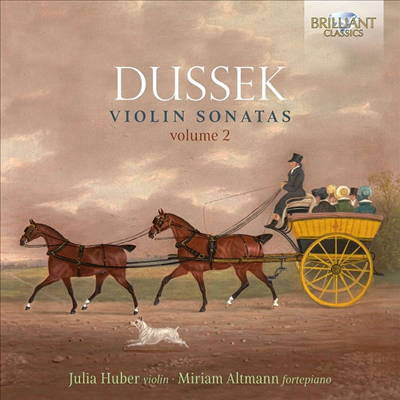 두세크: 바이올린 소나타 2집 (Dussek: Violin Sonatas Vol.2)(CD) - Miriam Altmann-Rose