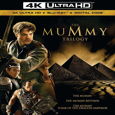 The Mummy (1999) / The Mummy Returns (2001) / The Mummy: Tomb of the Dragon Emperor (2008) (미이라 3부작)(한글무자막)(4K Ultra HD)