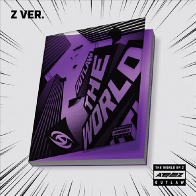 에이티즈 (Ateez) - World EP.2 : Outlaw (Z Ver.)(미국반 독점 포토카드 랜덤)(미국빌보드집계반영)(CD)