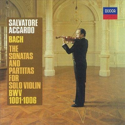 바흐: 무반주 바이올린 소나타와 파르티타 (Bach: Sonatas & Partitas For Solo Violin BWV1001-1006) (일본 타워레코드 독점 한정반)(2CD) - Salvatore Accardo