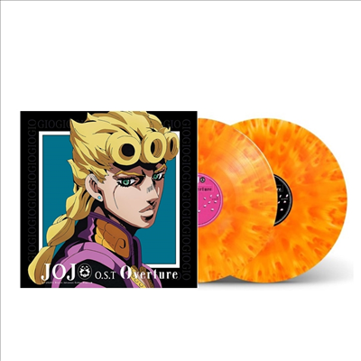 Yugo Kanno - Jojo's Bizarre Adventure - Golden Wind: Vol. 1 (죠죠의 기묘한 모험 - 황금의 바람) (Soundtrack)(Ltd)(Yellow-Orange Blend Variant Colored LP)