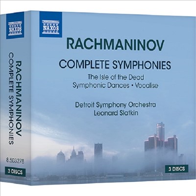 라흐마니노프: 교향곡 1, 2 &amp; 3번 (Rachmaninov: Complete Symphonies Nos.1, 2 &amp; 3) (3CD) - Leonard Slatkin