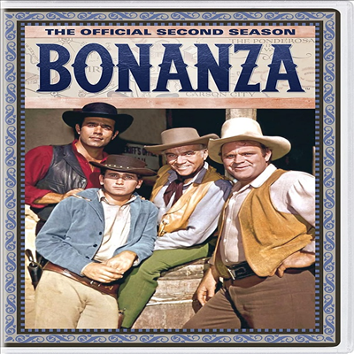 Bonanza: The Official Second Season (보난자: 시즌 2) (1960)(지역코드1)(한글무자막)(DVD)