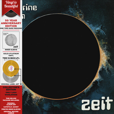 Tangerine Dream - Zeit (50th Anniversary)(Gold & Platinum Edition)(Gatefold)(Gold & Silver 2LP)