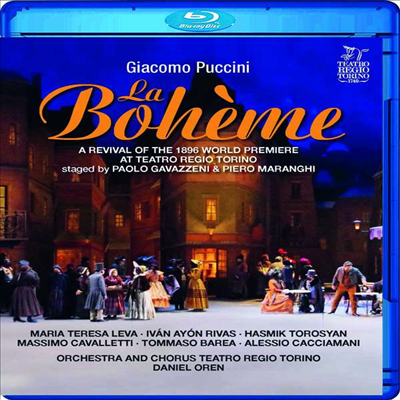 푸치니: 오페라 '라보엠' (Puccini: Opera 'La Boheme') (한글자막)(Blu-ray) (2023)(DVD) - Daniel Oren