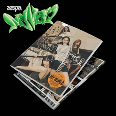 에스파 (aespa) - My World - The 3nd Mini Album (Tabloid Ver.)(미국반 독점 영어 가사집)(미국빌보드집계반영)(CD)