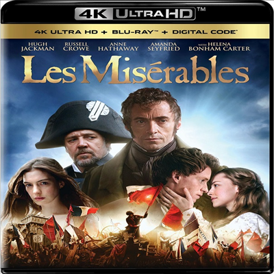 Les Miserables (레미제라블) (2012)(4K만 한글자막 지원)(4K Ultra HD + Blu-ray)