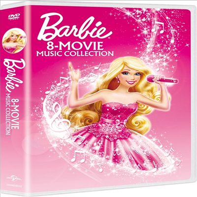 Barbie: 8-Movie Music Collection (바비: 8 무비 뮤직 컬렉션)(지역코드1)(한글무자막)(DVD)