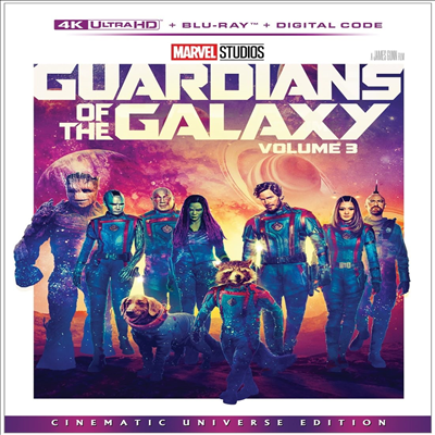 Guardians Of The Galaxy, Vol. 3 (가디언즈 오브 갤럭시 Vol. 3) (4K Ultra HD+Blu-ray)(한글무자막)