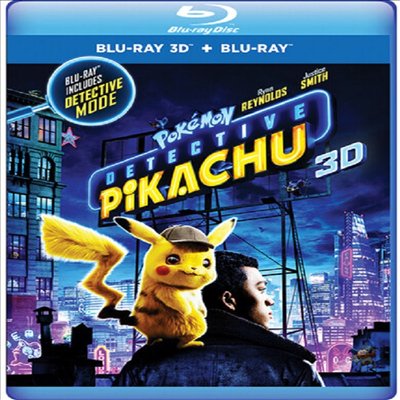Pokemon Detective Pikachu (명탐정 피카츄) (2019)(한글무자막)(Blu-ray 3D-R + Blu-ray-R)