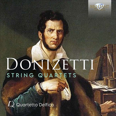 도니제티: 현악 사중주 15, 17 &amp; 18번 (Donizetti: String Quartets Nos.15, 17 &amp; 18)(CD) - Quartetto Delfico