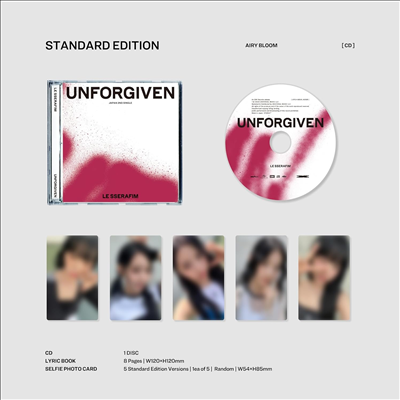 르세라핌 (Le Sserafim) - Unforgiven (Standard Edition)(미국빌보드집계반영)(CD)