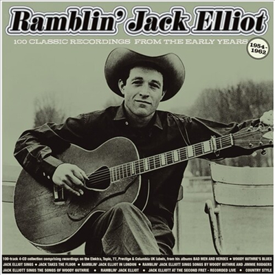 Ramblin&#39; Jack Elliott - 100 Classic Recordings 1954-62 (4CD)