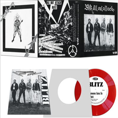 Blitz - All Out Attack (7 inch Red Vinyl)