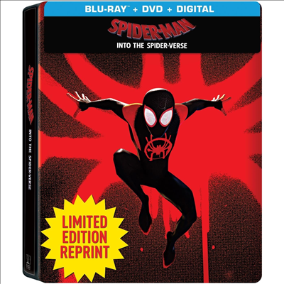 Spider-Man: Into The Spider-Verse (스파이더맨: 뉴 유니버스) (Steelbook)(한글무자막)(Blu-ray+DVD)