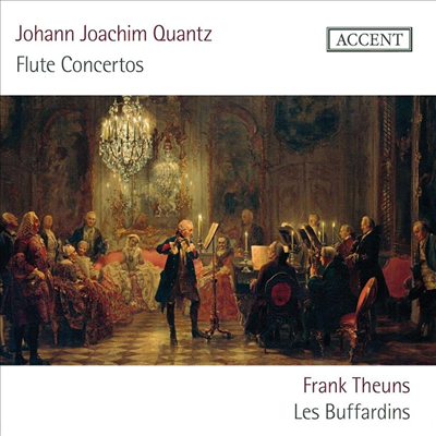 크반츠: 플루트 협주곡 (Quantz: Flute Concertos)(CD) - Frank Theuns