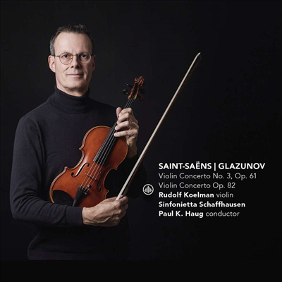 생상스 &amp; 글라주노프: 바이올린 협주곡 (Saint-Saens &amp; Glazunov: Violin Concerto)(CD) - Rudolf Koelman