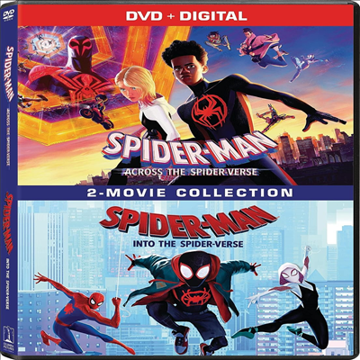 Spider-Man: Across The Spider-Verse / Spider-Man: Into The Spider-Verse (스파이더맨: 어크로스 더 유니버스/스파이더맨: 어크로스 더 유니버스)(지역코드1)(한글무자막)(DVD)