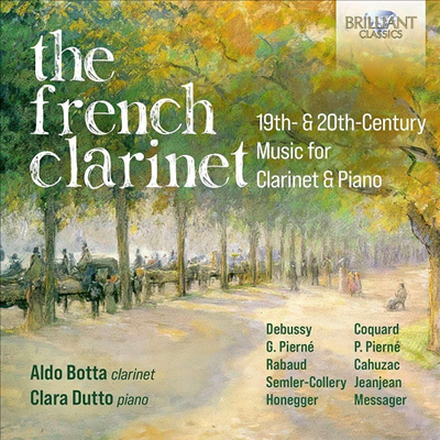 프랑스 19 & 20세기 클라리넷 작품집 (The French Clarinet, 19th & 20th Century Music for Clarinet & Piano)(CD) - Aldo Botta