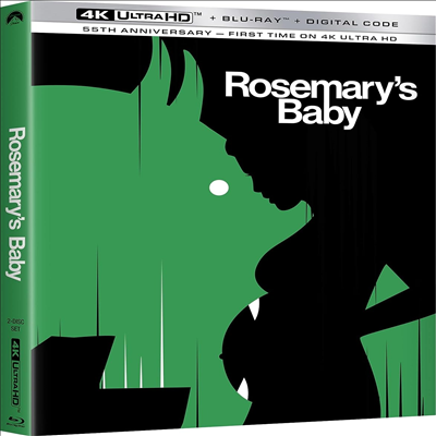 Rosemary&#39;s Baby (로즈마리 베이비 / 악마의 씨) (Mono)(4K Ultra HD+Blu-ray)(한글무자막)
