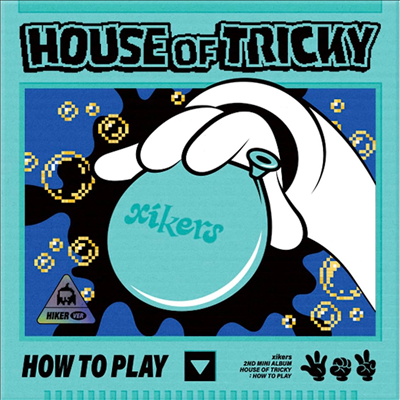 싸이커스 (Xikers) - House Of Tricky : How To Play (Hiker Ver.)(미국반 독점 포토카드 랜덤)(미국빌보드집계반영)(CD)