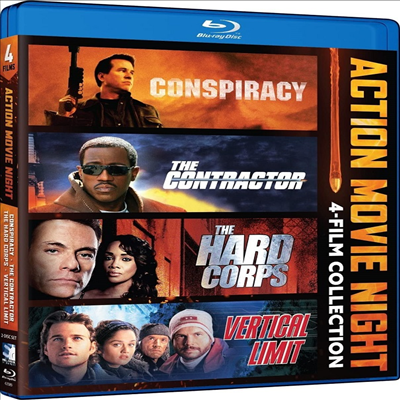 Action Movie Night: 4-Film Collection (액션 무비 나이트: 4 필름 컬렉션)(한글무자막)(Blu-ray)