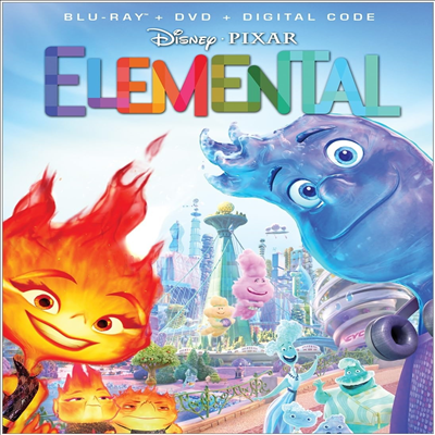 Elemental (엘리멘탈) (한글무자막)(Blu-ray+DVD)
