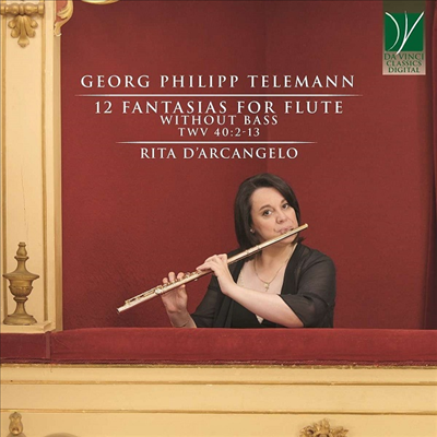 텔레만: 열두 곡의 무반주 플루트 환상곡 (Telemann: 12 Fantasien for Flute Solo)(CD) - Rita d'Arcangelo