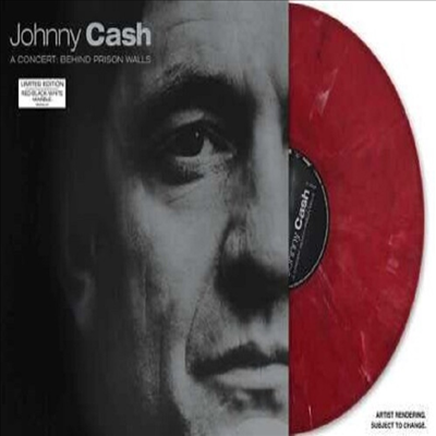 Johnny Cash/Linda Ronstadt/Roy Clark - Concert: Behind Prison Walls (Ltd)(Red/Black/White Marble Vinyl)(LP)