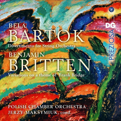 바르톡: 현을 위한 디베르티멘토 & 브리튼: 브릿지 주제에 의한 변주곡 (Bartok: Divertimento for Strings & Britten: Variations on a theme of Frank Bridge) (SACD Hybrid) - Jerzy Maksymiuk