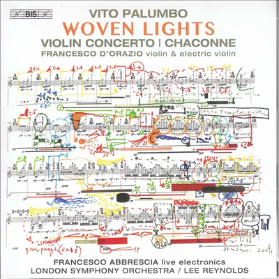 비토 팔룸보: 바이올린 협주곡 & 샤콘느 (Woven Lights - Palumbo: Violin Concerto & Chaconne)(CD) - Lee Reynolds