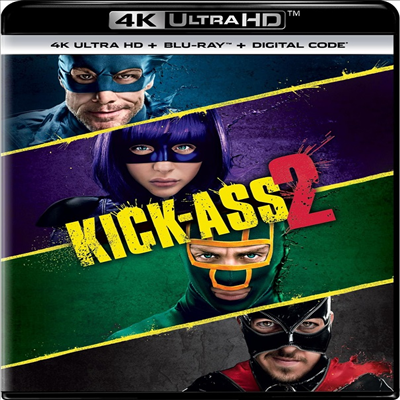 Kick-Ass 2 (킥 애스 2: 겁 없는 녀석들) (2013)(4K만 한글자막 지원)(4K Ultra HD + Blu-ray)