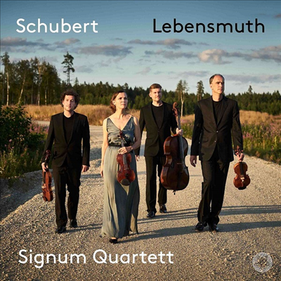 슈베르트: 현악 사중주 1 & 15번 (Lebensmuth - Schubert: String Quartets Nos.1 & 15) (SACD Hybrid) - Signum Quartett