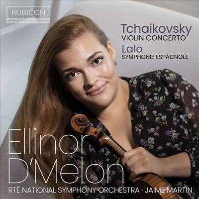 차이코프스키: 바이올린 협주곡 &amp; 랄로: 스페인 교향곡 (Tchaikovsky Violin Concerto &amp; Lalo: Symphonie espagnole)(CD) - Ellinor D’Melon