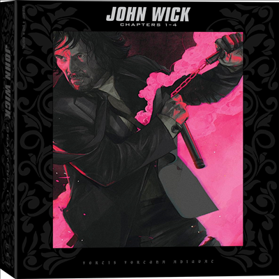 John Wick: Chapters 1-4 Collection (존 윅/존 윅: 리로드/존 윅 3/존 윅 4) (한글무자막)(Blu-ray+DVD)